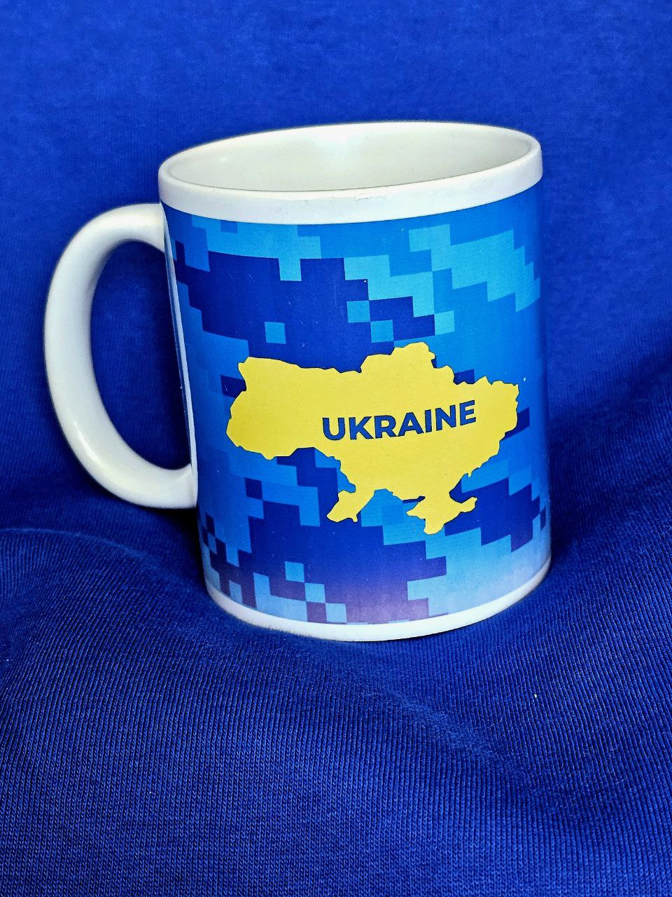 Чашка "Піксель" синя 330мл